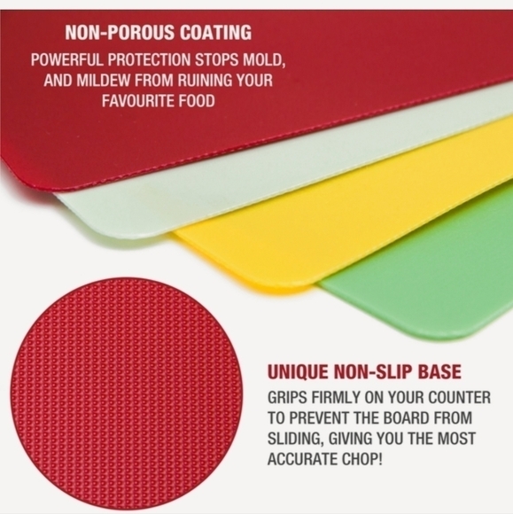 epare' set of 4 multicolor cutting boards NIP - Picture 4 of 8